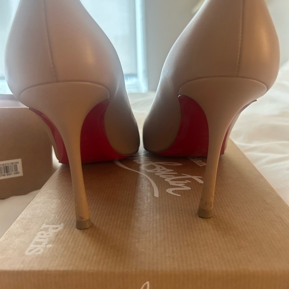 Loubiton Decoltish 85 Nappa Nude Leather - Picture 5 of 7